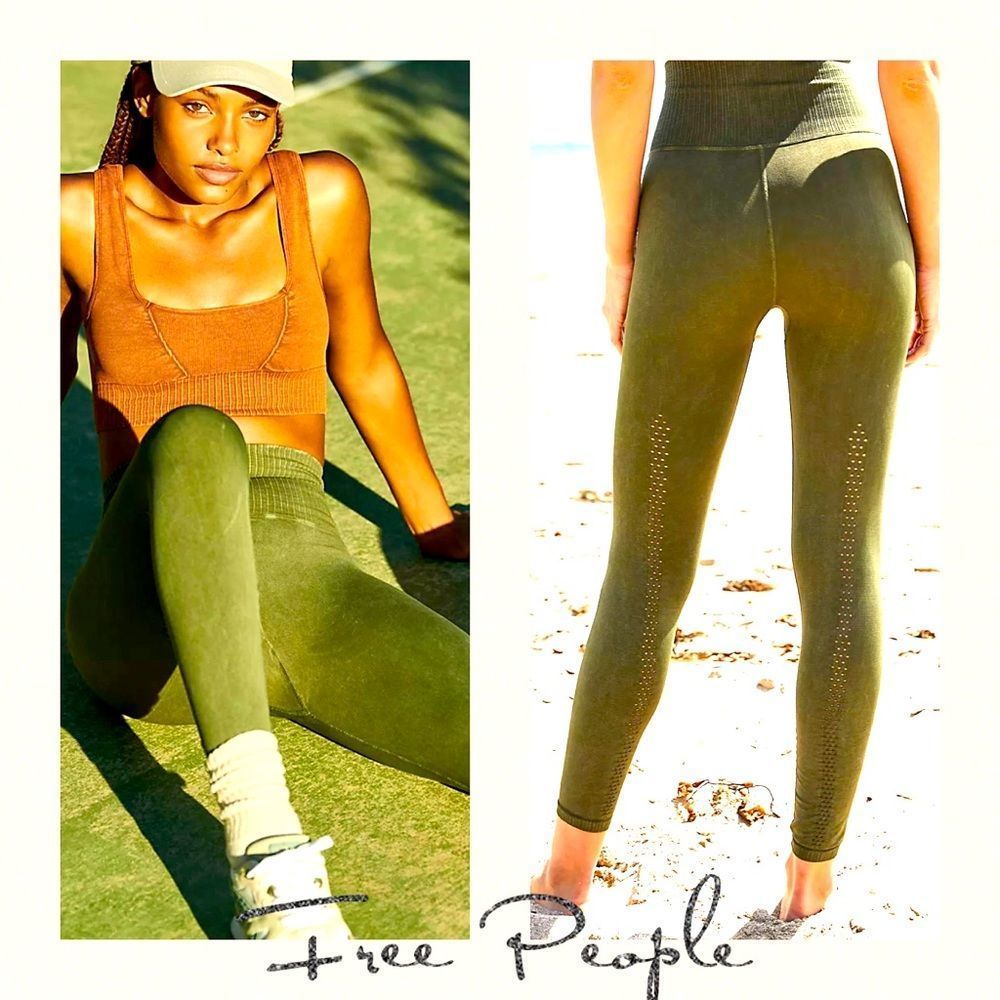 NEW ! Free People Good Karma Leggings - Picture 1 of 4
